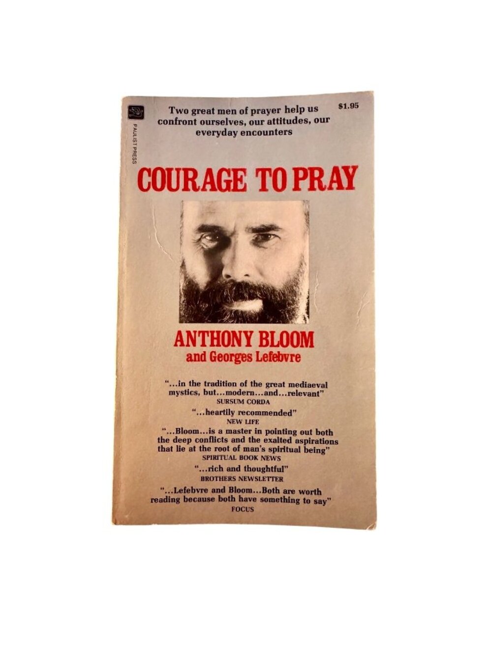 Courage To Pray By Anthony Bloom & Georges Lefebvre Paperback 1973